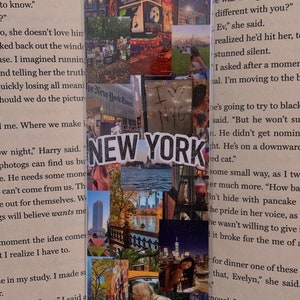 New York Collage Bookmark - Etsy