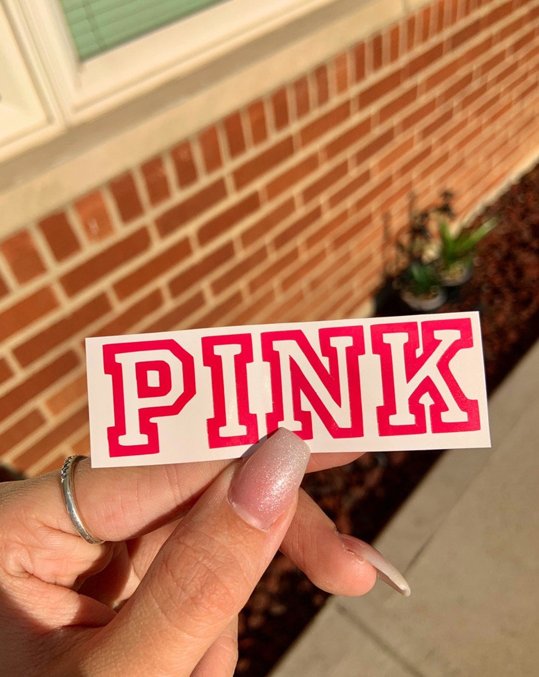 Pink Sticker - Etsy