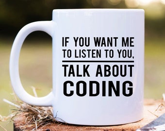 Coder Mug, Coder Gift, Coding Lover Gift, Coding Lover Mug, Coding Coffee Cup, Programmer Gift, Programmer Mug, Computer Coding Gift Men