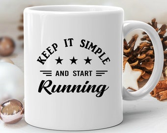 Runner Mug, Runner Gift, Running Lover Gift, Running Lover Mug, Marathon Mug, Marathon Gift, Running Coffee Mug, Gift for Runner