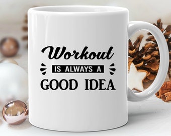 Workout Gift, Workout Mug, Gym Lover Mug, Gym Lover Gift, Exercise Mug, Exercise Gift, Fitness Mug, Fitness Gift, Workout Lover Gift