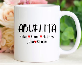 Abuelita Gift for Grandma, Personalized Abuelita Gift, Abuelita Coffee Mug, Abuelita Mothers Day Gift, Abuelita Christmas GIft, Abuela Mug