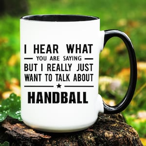 Handball Mug, Handball Gift, Handball Coffee Mug, Handball Cup, Handball Gifts