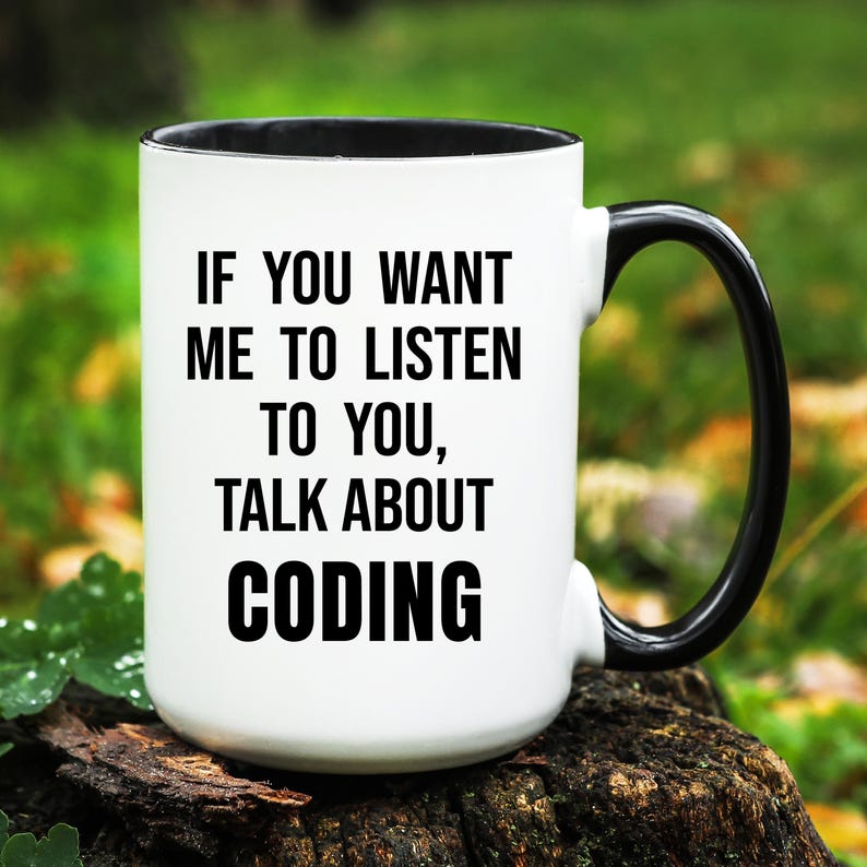 Coding Gift, Coding Mug, Gifts for Coding Lover, Funny Coding Coffee Cup, Computer Coder Gift bild 1
