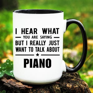 Piano Mug, Piano Gift, Piano Coffee Mug, Piano Cup, Piano Gifts, Pianist Gift