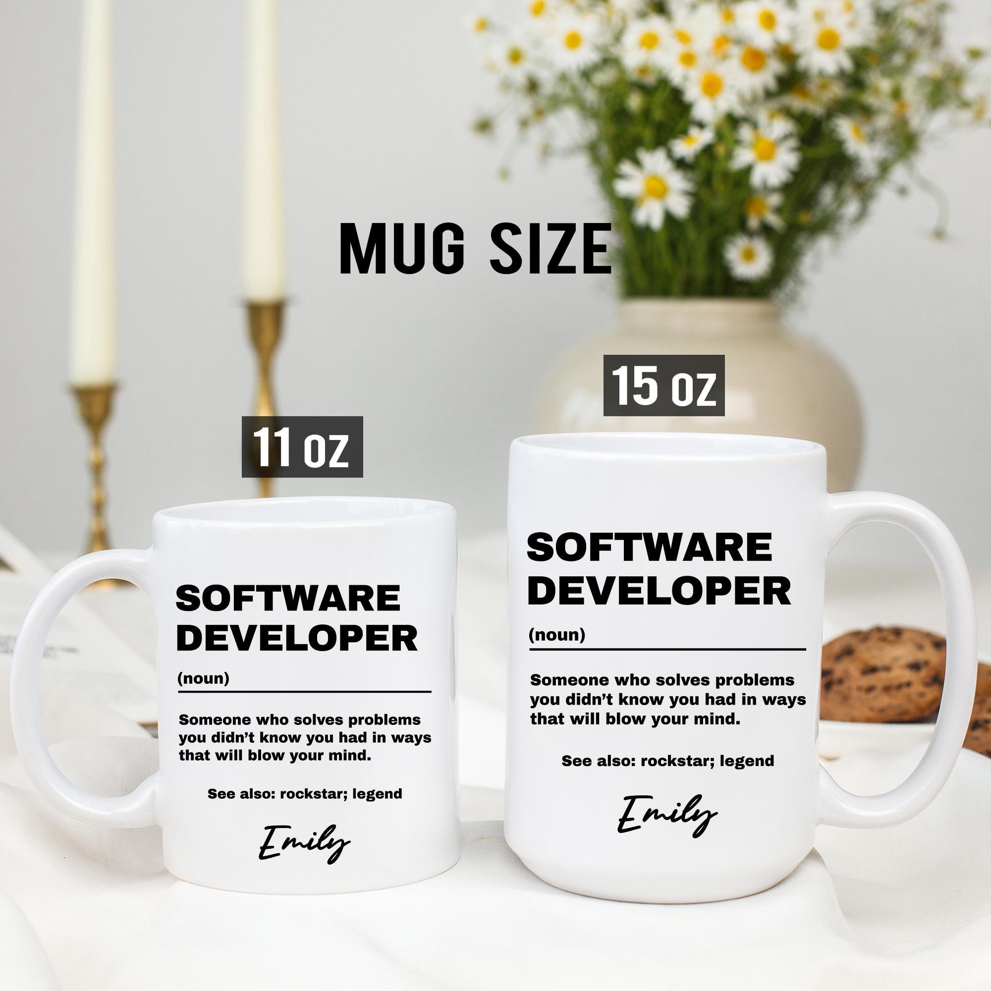 Software Developer Gift, Personalized Software Developer Mug, Custom ...
