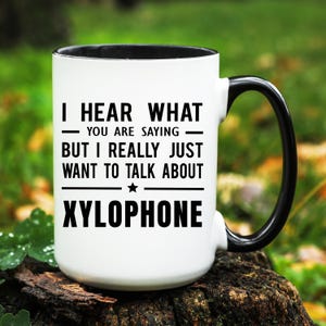 Xylophone Mug, Xylophone Gifts, Xylophone Lover Gift, Xylophone Player Gift, Xylophone Coffee Mug