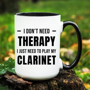 Clarinet Gift, Clarinet Mug, Clarinet Gifts, Clarinet Player Mug, Funny Clarinet Gift, Clarinet Coffee Mug