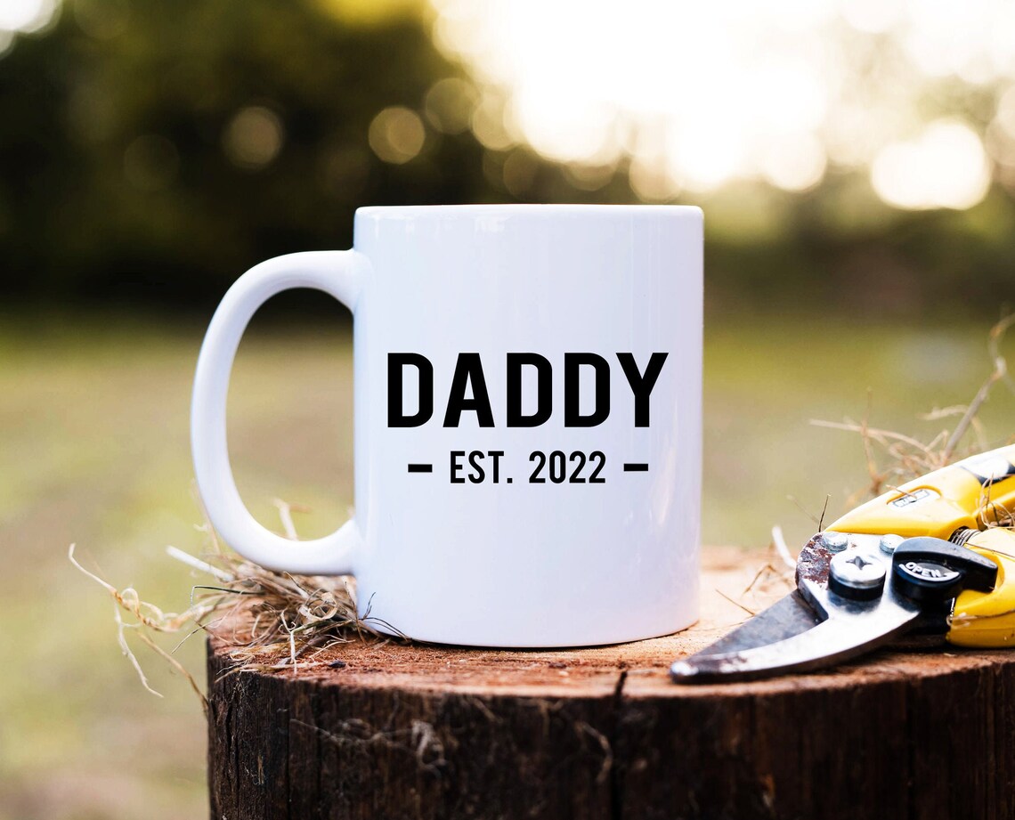 Daddy Est 2022 Mug New Dad Gift for Fathers Day First Etsy