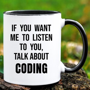 Coding Gift, Coding Mug, Gifts for Coding Lover, Funny Coding Coffee Cup, Computer Coder Gift bild 2