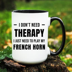 French Horn Gift, French Horn Mug, French Horn Gifts, French Horn Player Mug, Funny French Horn Gift, French Horn Coffee Mug