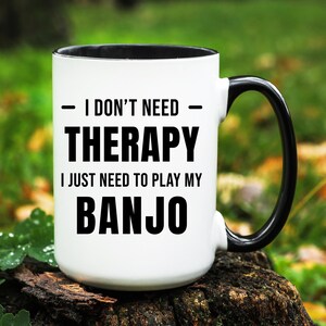 Banjo Gift, Banjo Mug, Banjo Gifts, Banjo Player Mug, Funny Banjo Gift, Banjo Coffee Mug