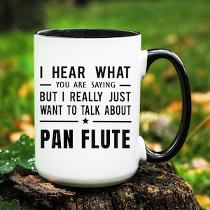 Pan Flute Mug, Pan Flute Gifts, Pan Flute Lover Gift, Pan Flute Player Gift, Pan Flute Coffee Mug