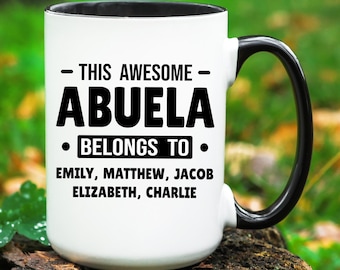 Abuela Mug, Abuela Gift, Personalized Mothers Day Abuela Mug, Mother's Day Mug Gift for Abuela, Gift for Abuela, Spanish Grandma Mothers Day