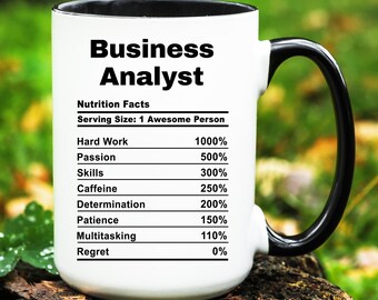 Business Analyst Mug, Business Analyst Gift, Business Analyst Coffee Cup, Gifts for Business Analyst