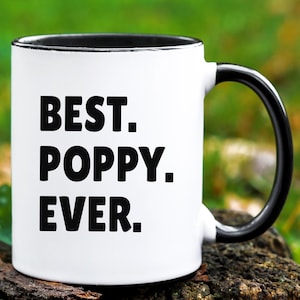 Poppy Gift, Fathers Day Gift for Poppy, Poppy Coffee Mug, Gifts for Poppy