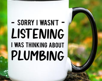 Plumber Gift, Plumber Mug, Plumbing Gifts, Plumbing Mug, Gift for Plumber, Funny Plumber Coffee Cup, Plumbing Lover Coffee Mug