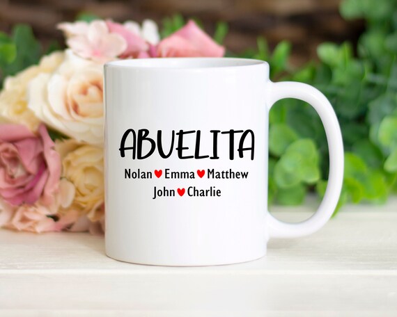 Abuelita Gift for Grandma, Personalized Abuelita Gift, Abuelita Coffee Mug,  Abuelita Mothers Day Gift, Abuelita Christmas GIft, Abuela Mug