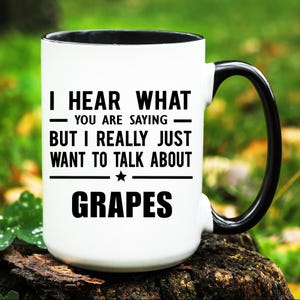 Grapes Mug, Grapes Gift, Grapes Coffee Mug, Grapes Cup, Grapes Lover Gifts