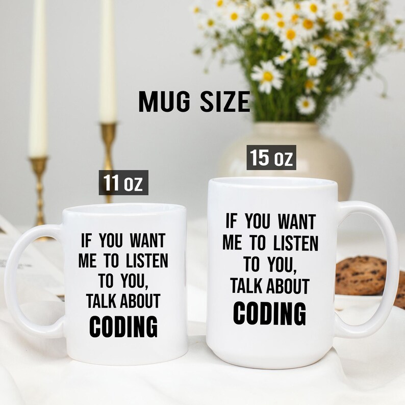 Coding Gift, Coding Mug, Gifts for Coding Lover, Funny Coding Coffee Cup, Computer Coder Gift bild 3