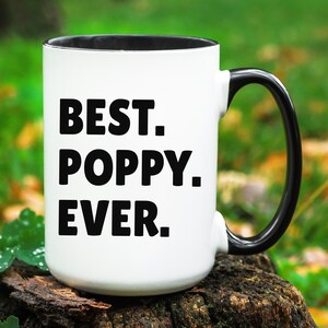 Poppy Mug, Poppy Gift, Gifts for Poppy, Father&#39;s Day Gift for Poppy, Poppy Coffee Cup, Poppy Coffee Mug