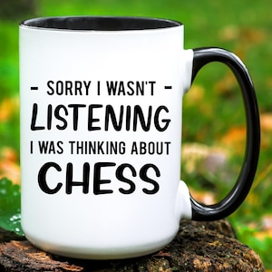 Chess Gifts, Chess Mug, Chess Coffee Mug, Funny Chess Player Gift, Chess Player Coffee Cup, Gift for Chess Player, Chess Lover Mug