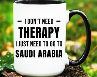 Saudi Arabia Mug, Saudi Arabia Gift, Going to Saudi Arabia Mug, Moving to Saudi Arabia Gift, Saudi Arabia Coffee Mug