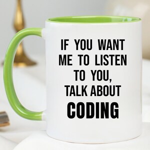 Coding Gift, Coding Mug, Gifts for Coding Lover, Funny Coding Coffee Cup, Computer Coder Gift bild 7