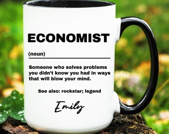 Economist Gift, Personalized Economist Mug, Custom Gifts for Economist, Economist Coffee Cup