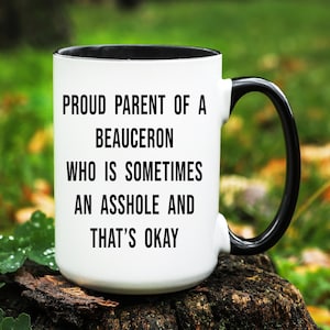 Beauceron Mug, Beauceron Gifts, Gift for Beauceron Dad, Gift for Beauceron Mom, Beauceron Parent Gift