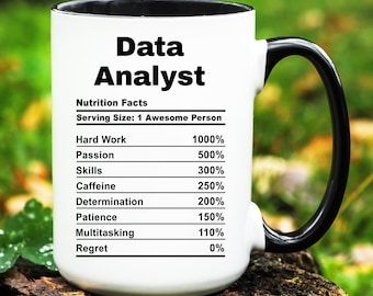 Data Analyst Mug, Data Analyst Gift, Data Analyst Cup, Gifts for Data Analyst