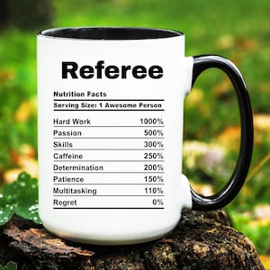 Referee Mug, Referee Gift, Referee Cup, Gifts for Referee