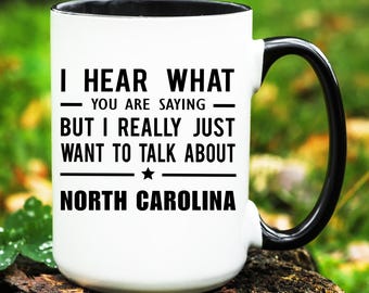 North Carolina gift, North Carolina mug, North Carolina State gift, Funny North Carolina cup, North Carolina gifts, North Carolina lover