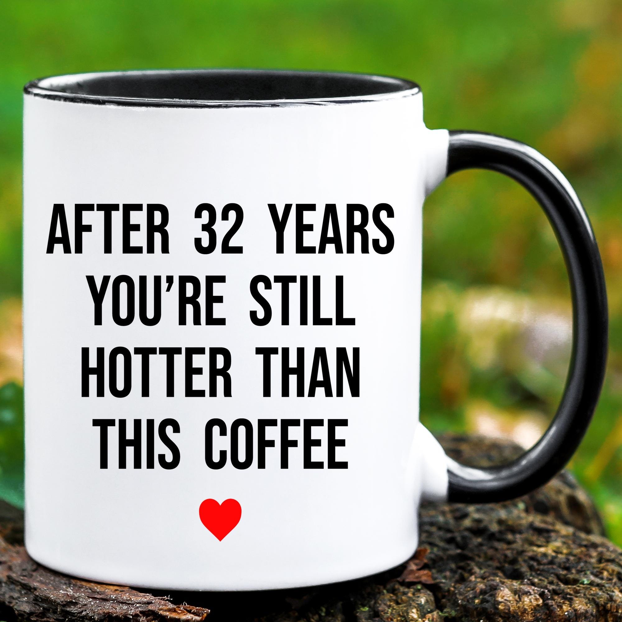 32 Year Anniversary Mug, 32nd Wedding Anniversary Gift, 32nd