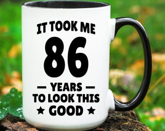 86th Birthday Mug, 86th Birthday Gift, 86th Birthday Cup, 86 Birthday Gift,  Life Begins at 86 Mug, 86 Years Old Mug, 1937 Legends Year - Etsy