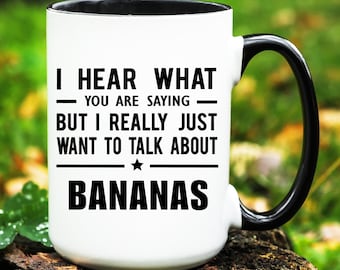 Bananas Mug, Bananas Gift, Bananas Coffee Mug, Bananas Cup, Bananas Gifts