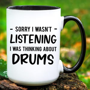 Drummer Mug, Drummer Gift, Drummer Coffee Mug, Drums Gift, Drums Lover Mug, Drummer Coffee Cup, Gift for Drummer, Drummer Cup, Drummer Gifts