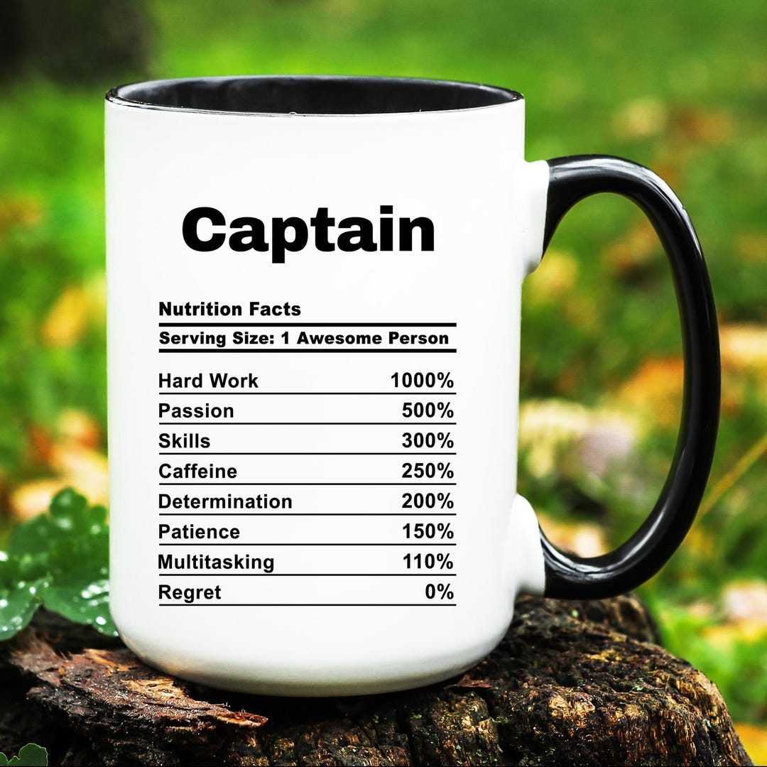 Captain Mug, Captain Gift, Captain Coffee Cup, Gifts for Captain, Funny ...