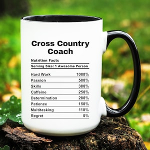 Cross Country Coach Mug, Cross Country Coach Gift, Cross Country Coach Coffee Cup, Gifts for Cross Country Coach