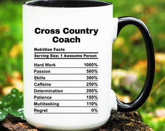 Cross Country Coach Mug, Cross Country Coach Gift, Cross Country Coach Coffee Cup, Gifts for Cross Country Coach