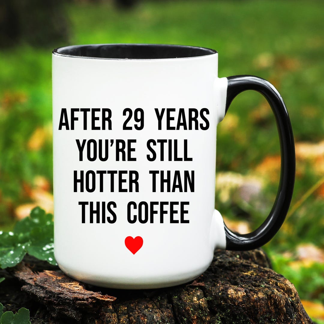29 Year Anniversary Mug, 29th Wedding Anniversary Gift, 29th ...