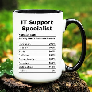IT Support Specialist Mug, IT Support Specialist Gift, IT Support Specialist Cup, Gifts for It Support Specialist