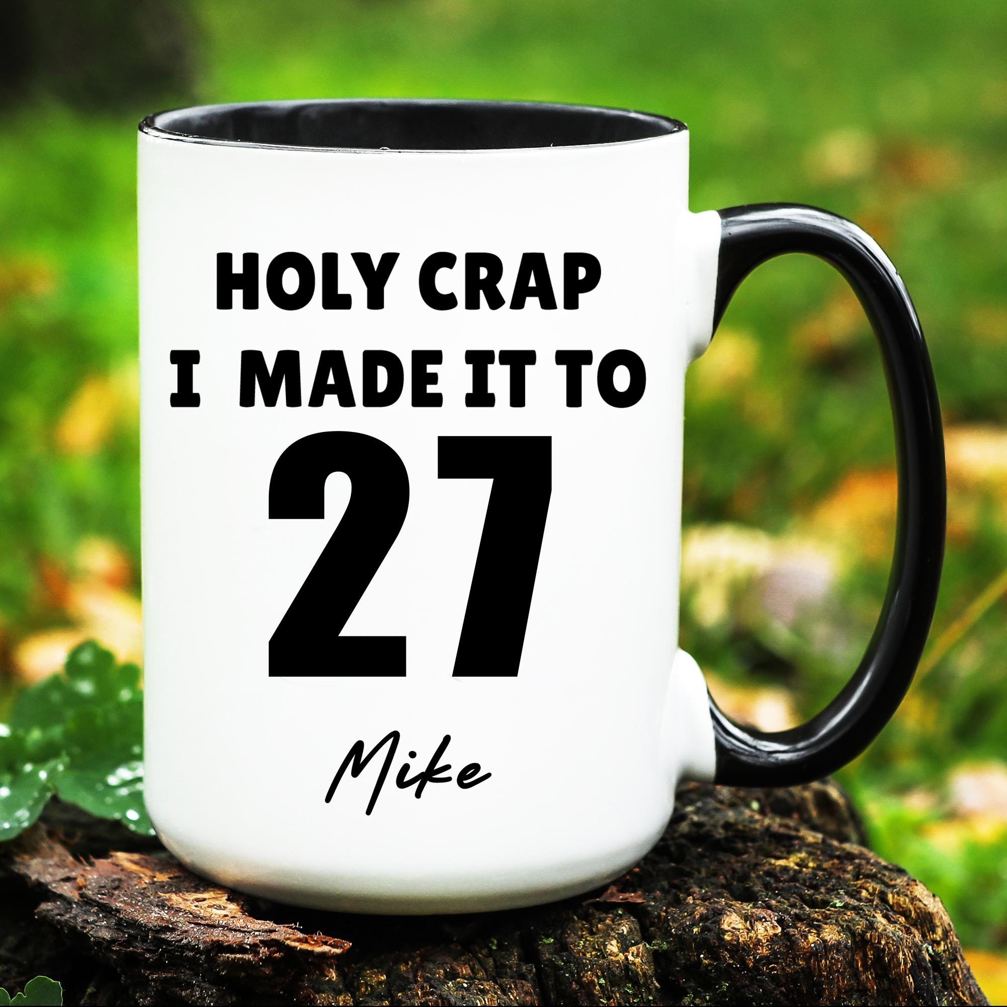 Custom 27th Birthday Mug, Personalized 27th Birthday Gift, Turning 27 Gift, Gift for 27 Years Old, Gifts for 27th Birthday, 27 Birthday Cup