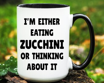 Zucchini Mug, Zucchini Gift, Zucchini Gifts, Zucchini Lover Mug, Zucchini Coffee Mug