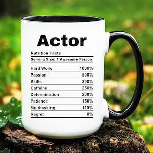 Actor Mug, Actor Gift, Actor Cup, Gifts for Actor, Acting Lover Gifts