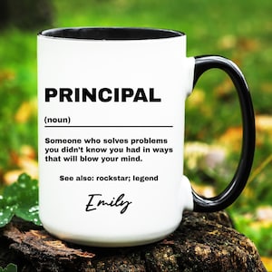 Principal Gift, Personalized Principal Mug, Custom Gifts for Principal, Principal Coffee Cup, Principal gifts