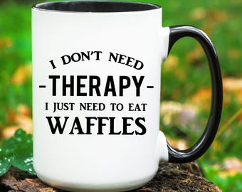 Funny Waffle Mug, Waffle Gift, Waffle Lover Gifts, Waffle Coffee Cup, Waffle Cup, Waffle Lover Mug, Waffle Mug