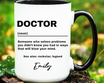 Doctor Gift, Personalized Doctor Mug, Custom Gifts for Doctor, Doctor Coffee Cup, Doctor Graduation Gift