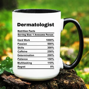 Dermatologist Mug, Dermatologist Gift, Dermatologist Cup, Gifts for Dermatologist
