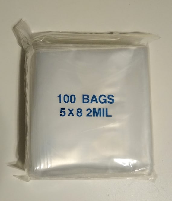 5 x 8 2 Mil Clearzip Lock Top Bags